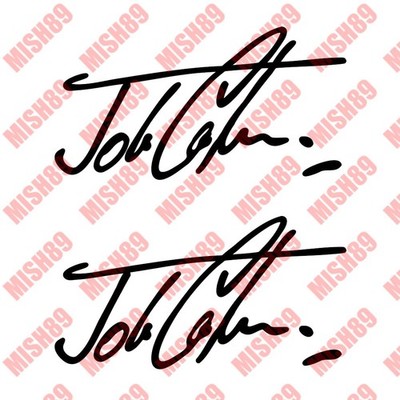 Mini Cooper Decal John Cooper Die Cut Vinyl Sticker John Cooper Autograph
