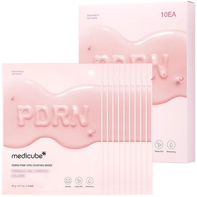 Medicube Salmon DNA PDRN Sheet Mask 10EA - Hydration Firming Even Skin