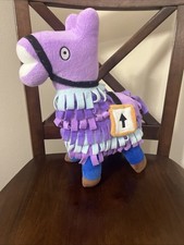 Fortnite Loot Llama Plush Stuffed Animal Toy Purple Blue Soft 11  Gift Game Fun