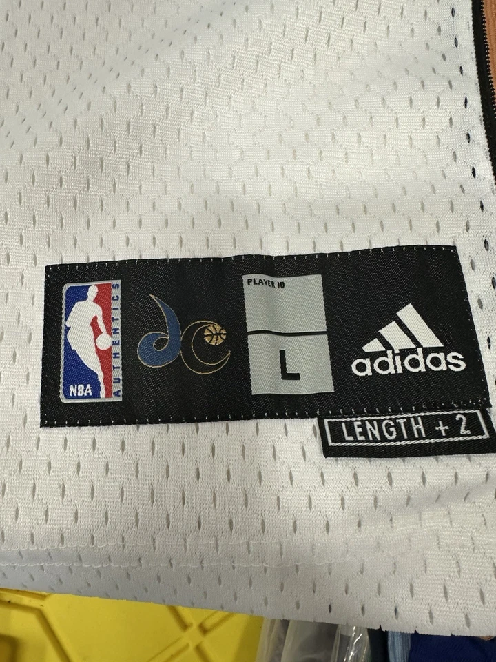 Camiseta deportiva de baloncesto cosida Adidas Gilbert Arenas Washington Wizards para hombre talla L nueva con etiquetas Foto 2 de 4