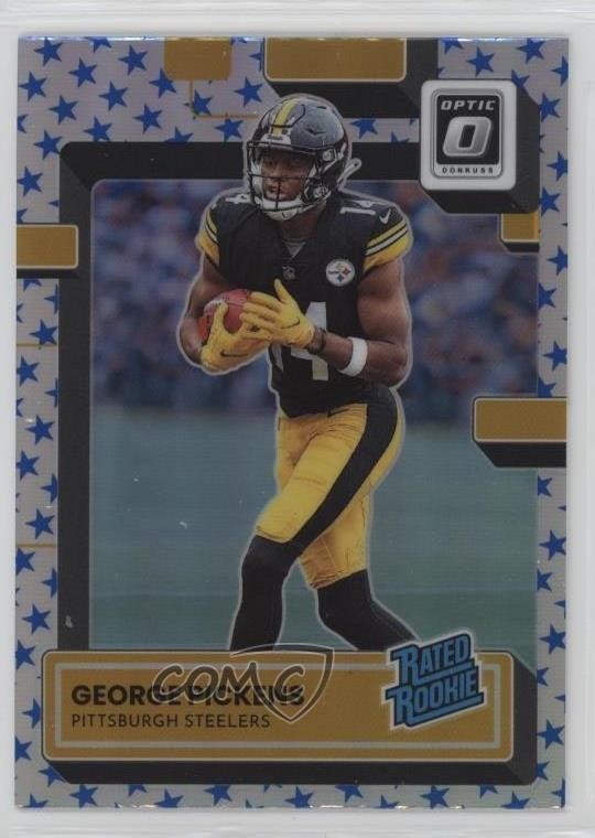 2022 Panini Donruss Optic Rated Stars Prizm George Pickens #223 Rookie RC