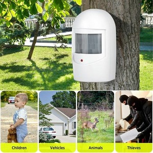 Capteur de mouvement sans fil Alarme infrarouge Home Garage Alert Security System