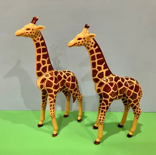 Playmobil 2 Giraffes Circus, Zoo, Safari Animals geobra Germany Vintage