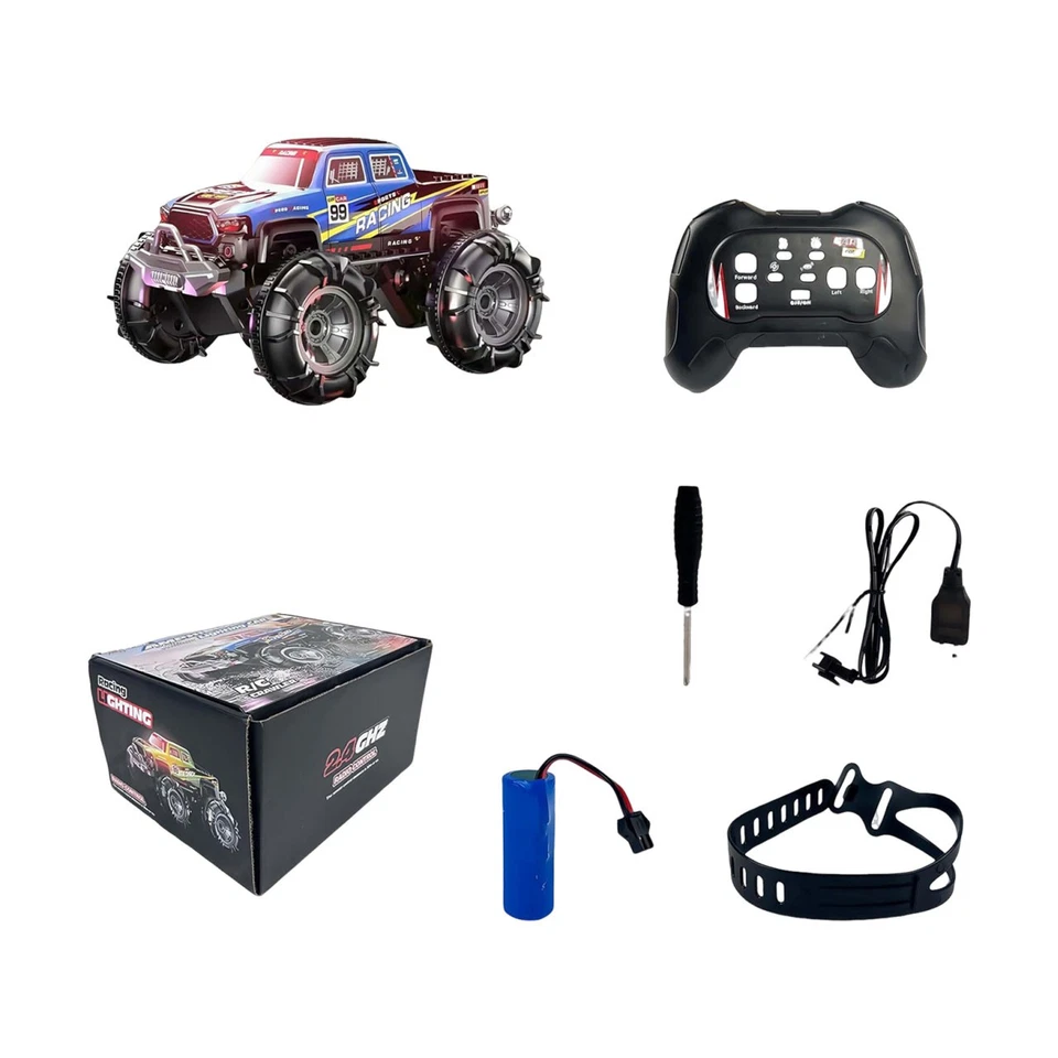 Amphibisches Ferngesteuertes Auto,4WD Ferngesteuertes Off-Road Spielzeugauto Neu - Bild 3 von 4