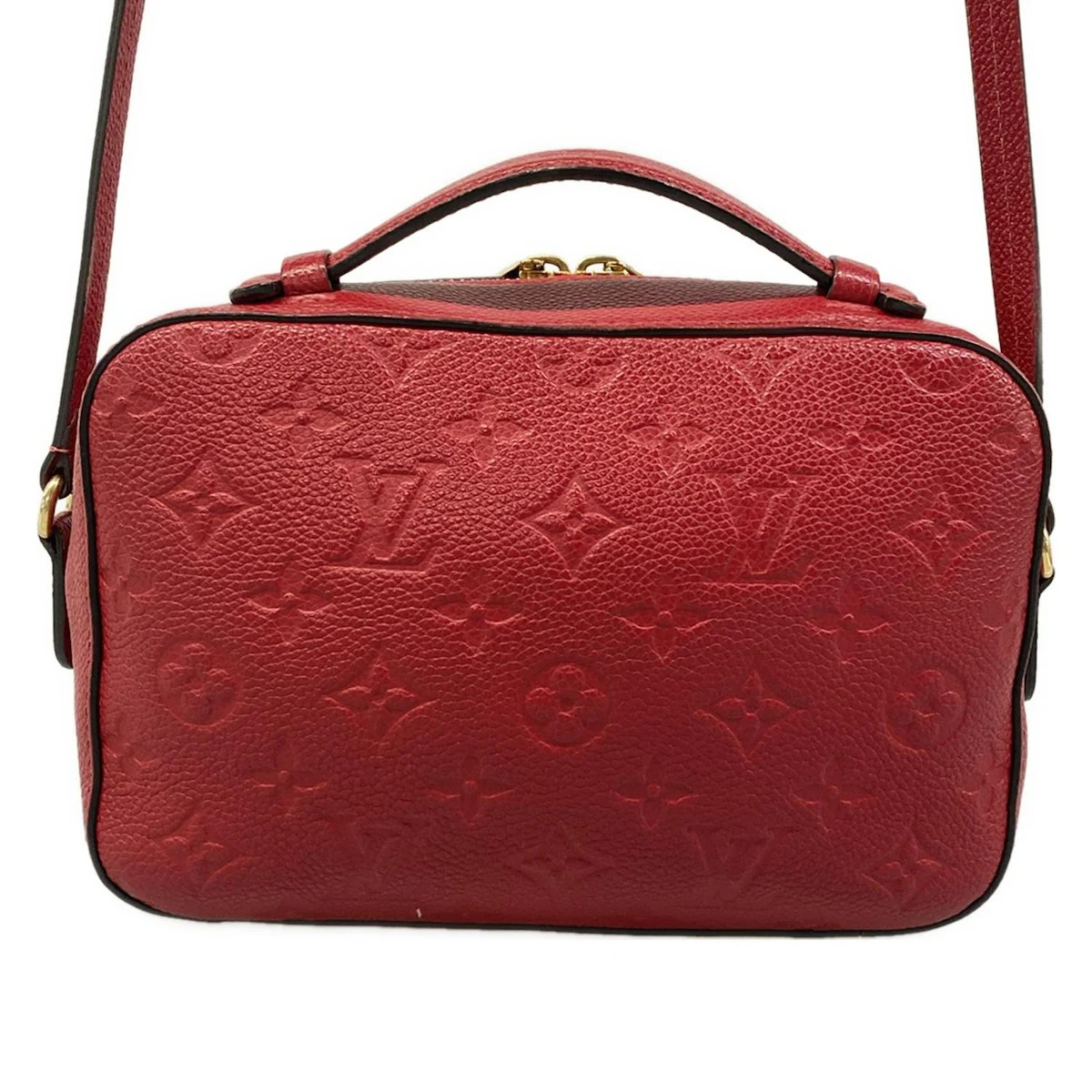 Louis Vuitton Saintonge Monogram Empreinte Shoulder Bag M44606 Scarlet Monogram image 3
