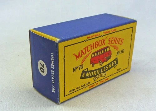 Moko Lesney Matchbox Toys MB70a Thames Estate Car ORIGINAL Empty B5 Type Box