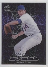 2023 Leaf Trinity Mega Box Steel Purple Lazer 48/49 Nolan Ryan #S-52 HOF e8a