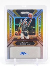MALAKI BRANHAM 2023-24 PRIZM SENSATIONAL SIGNATURES GOLD AUTO /10 SPURS Q0107