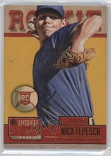 2013 Panini America's Pastime Rookies Gold 24/25 Nick Tepesch #232 0c6