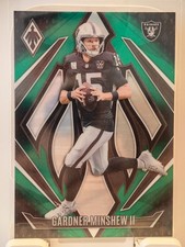 2024 Panini Phoenix Football Green Lazer #58 Gardner Minshew II /199