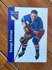 1994 Parkhurst 1956-57 Missing Link George Sullivan Hockey Card #86 NY Rangers