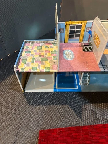 1950s Litho Mansion Dollhouse Panels