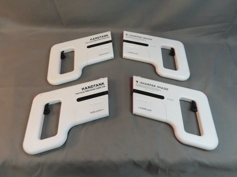 4 Sharper Imagine Handtank Tactical Precision Laser Tag Guns *TESTED* (2 Sets)