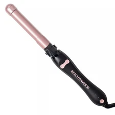 Beachwaver B1 Rotating Curling Iron - 1” Ceramic Barrel - Midnight Rose Tested
