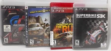 PS3 Racing Game Bundle of 4: Superbike S3K, Need for Speed the Run, Motor Storm-