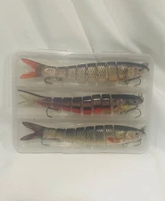 Truscend Fishing Lure S-8-Combo-H J8A01-03 Set of 3 New Never Been Used