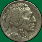 1927-S Buffalo Nickel Near Extremely Fine XF/VF++ Coin, Scratch #32333