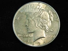 US 1934 PEACE SILVER DOLLAR AU