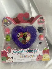 squishmallows Squish•a•longs Series 2  8pc Set W/4 Mini-squish