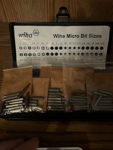 Wiha 75989 System 4 Powered Micro Bit Set, 40-Piece Set. - Picture 2 of 4