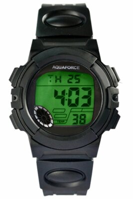  AQUAFORCE Carabiner Multi Function Digital Watch with 38mm Face and Flashlight