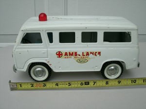 Details About Vintage Nylint Ford Econoline Van Ambulance