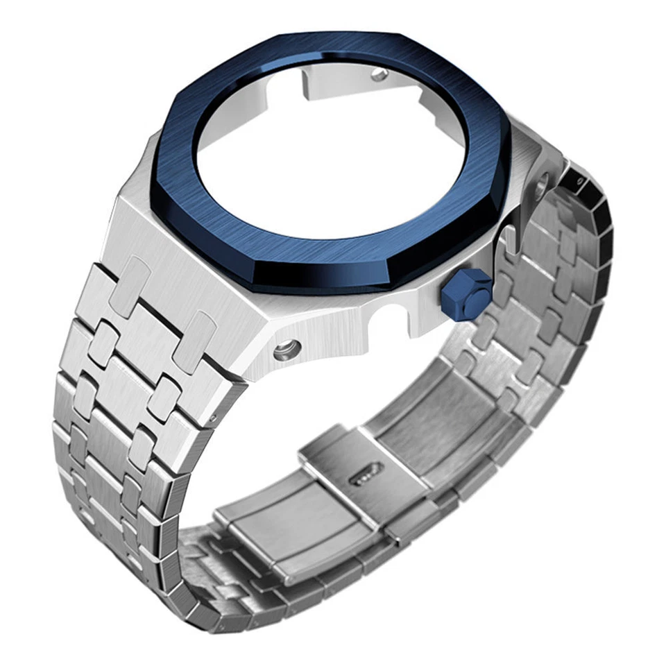 Premium 316L Caja de Acero Inoxidable + Correa AP Mod Kit para Casioak GA2100/GA2110 Foto 4 de 4