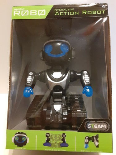 vivitar robo interactive action robot