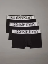 Calvin Klein Steel Micro 3 Pack Low Rise Trunks (XL)