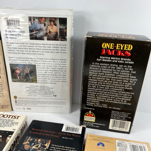 Lot of 7 VHS Tapes Western Movies The Shootist Shane Shenandoah Unforgiven - Picture 9 of 10