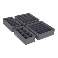 ✅​ UnterwäSche-Organizer 4Er Set, Schubladen-Organizer, Faltbar, Ordnungssystem