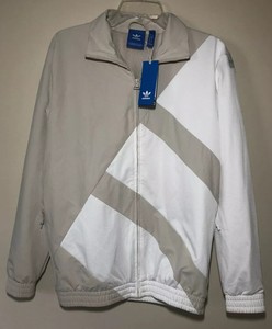 tan adidas track jacket