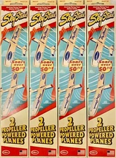 4 Guillow's #52 Sky Streak Twin Packs (8 planes total) Balsa Wood Toy  GUI-52-4