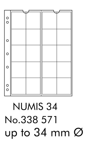 Lighthouse Numis Coin Album Sleeves - Packet of 5 with interleaves – Acid Free  - Picture 5 of 8