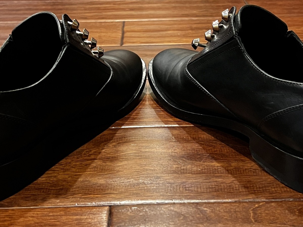 Balenciaga 357843 Black Oxford Women's Sz 39 US 9 Silver Balenciaga 357843 Black Oxford Women's Sz 39 US 9 Silver