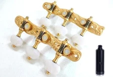 1:18 Classical Guitar machine head tuner Gold plated free friction 101SG-AW S4
