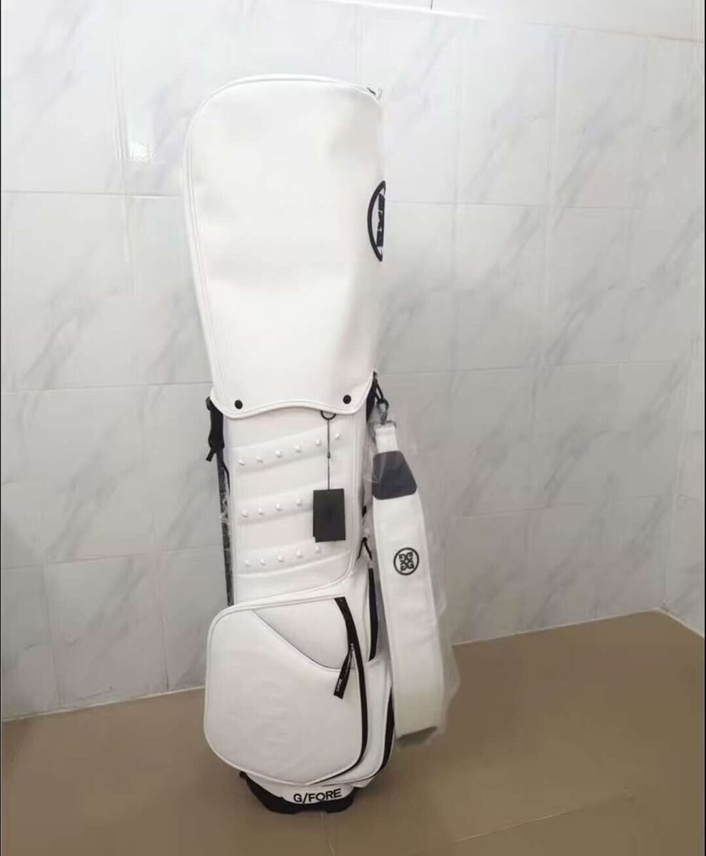 G FORE White Golf Caddy Bag Stylish & Durable from Japan new G FORE White Golf Caddy Bag Stylish & Durable from Japan new