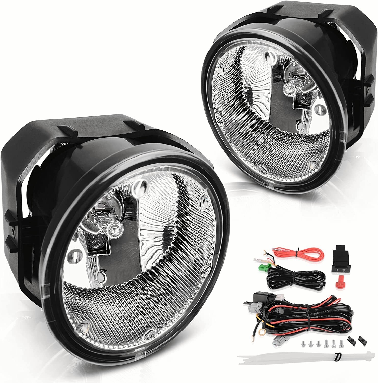 For 20012004 Nissan Frontier / Xterra Fog Lights Clear Bumper Lamp