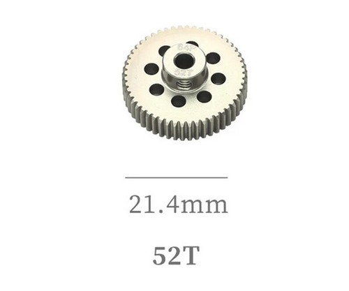 HARD COATED ALU 64P PITCH 21T - 54T PINION GEAR FOR 1/8 1/10 CAR BUGGY MONSTER - Picture 56 of 58