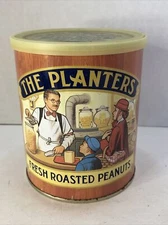 Vintage 1982 Planters Fresh Roasted Peanuts Tin Can Limited Edition Nostalgia