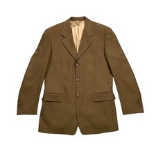 Bachrach Blazer Mens 40 Tall Chestnut Brown Wool Single Breasted 3 Button Jacket