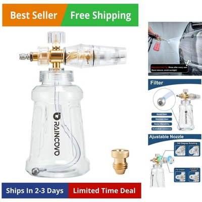 #ad #ad Foam Cannon for Pressure Washer Snow Clear Foam Cannon for Car Wash Stainle... $42.64