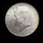 40% Silver 1968 Kennedy Half Dollar - 08-2