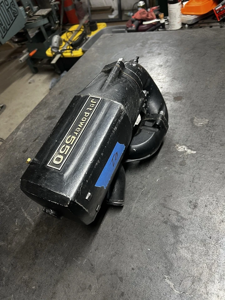 Kawasaki Jet Ski 550 SX JS550 1990 SILENCIADOR TUBO DE ESCAPE SILENCIADOR CAJA DE PAN Foto 4 de 4