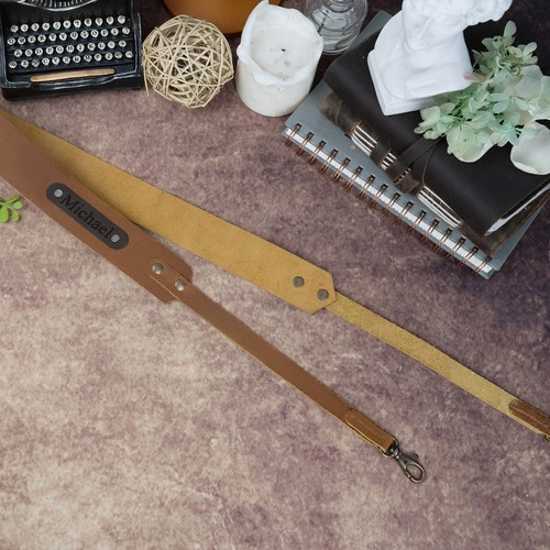 Leather Straps Strip Belt 2cm(0.8" Width) Leather Strips Green, 2pcs - Picture 6 of 7