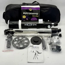 HEXEUM 80600 Astronomical Telescope w/ Carrying Case Bag - Black