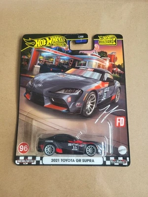Hot Wheels Premium Boulevard #96 2021 Toyota GR Supra Real Riders 1:64 Mattel - Bild 1 von 2