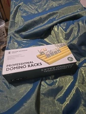 Yellow Mountain Imports Premium Beechwood Domino Racks/Trays - Set of 4