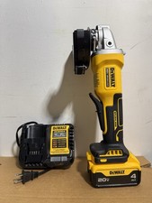Dewalt 20 Volt 4-1/2 Angle Grinder With 4.0 Ah Battery And Charger