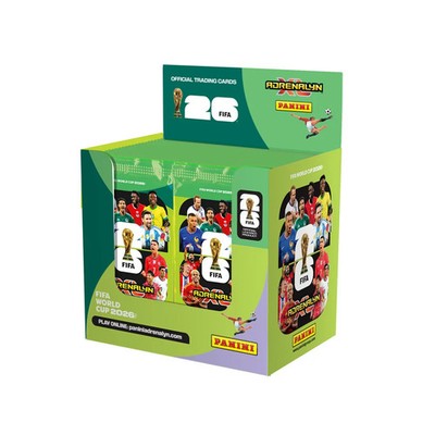 2026 Panini Adrenalyn FIFA World Cup Soccer 50 Pack Box (400 Cards